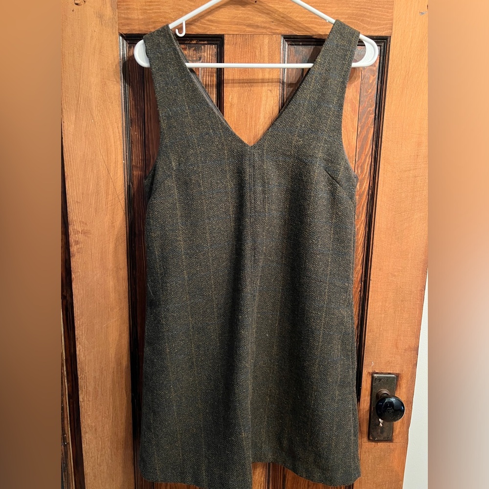 Frank and Oak V Cut Wool Dress
